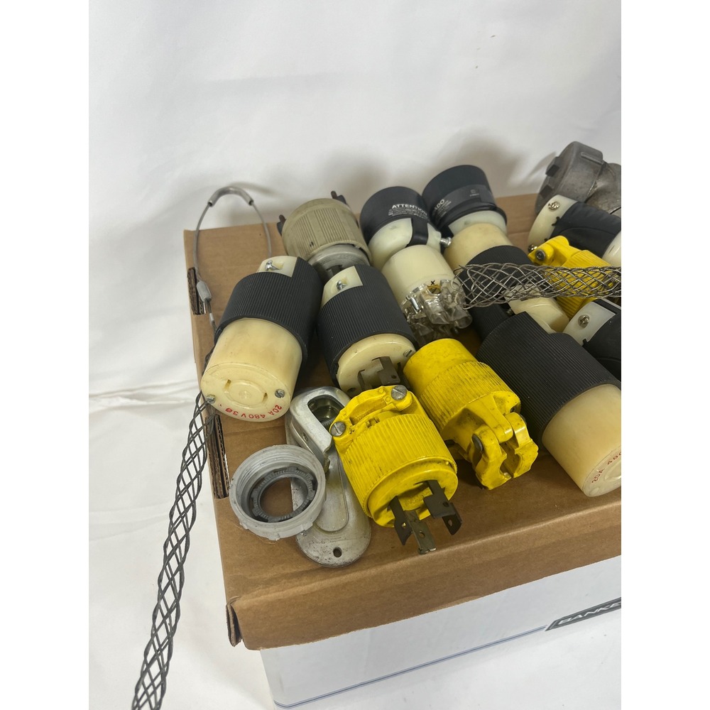 Industrial Electrical Lot Hubbell‎ Woodhead Twist Lock Plugs Connectors 20A 30A